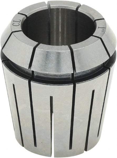 Parlec - 15/32" ER25 Coolant Collet - 0.0002" TIR, 1.338" OAL, 1.023" Overall Diam - Exact Industrial Supply