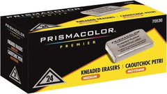 Prismacolor - Square Rubber Eraser - Gray - Best Tool & Supply