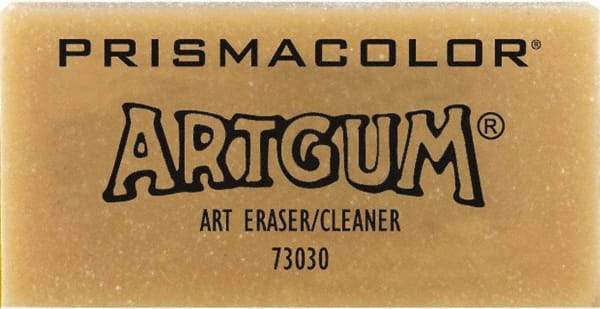 Prismacolor - Rectangle Rubber Art Gum Eraser - Tan - Best Tool & Supply