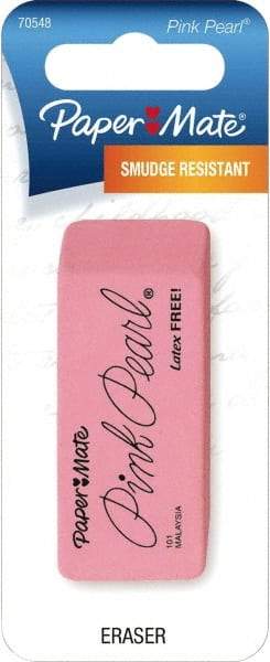 Paper Mate - Rectangle Rubber Eraser - Pink - Best Tool & Supply