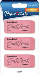 Paper Mate - Rectangle Rubber Eraser - Pink - Best Tool & Supply