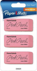 Paper Mate - Rectangle Rubber Eraser - Pink - Best Tool & Supply