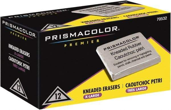 Prismacolor - Square Rubber Eraser - Gray - Best Tool & Supply