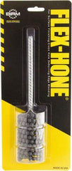 Brush Research Mfg. - 15/16" to 1-5/8" Bore Diam, 20 Grit, Aluminum Oxide Flexible Hone - Coarse, 8" OAL - Best Tool & Supply