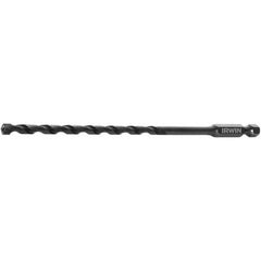 Irwin - 3/16" Diam, Hex Shank, Carbide-Tipped Rotary & Hammer Drill Bit - Best Tool & Supply