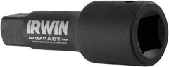 Irwin - 1/2" Drive Standard Socket Extension - 3" OAL, Black Oxide Finish - Best Tool & Supply