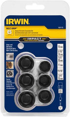 Irwin - 6 Piece Bolt Extractor Set - Magnetic Rail - Best Tool & Supply