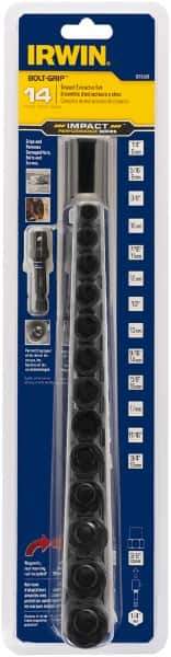 Irwin - 14 Piece Bolt Extractor Set - Magnetic Rail - Best Tool & Supply