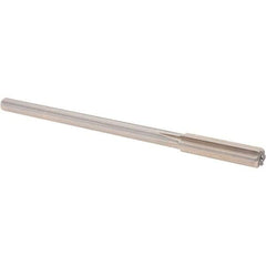 Alvord Polk - 0.345" High Speed Steel 6 Flute Chucking Reamer - Straight Flute, 0.2792" Straight Shank, 1-1/2" Flute Length, 6" OAL - Best Tool & Supply