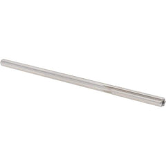 Alvord Polk - 0.2405" High Speed Steel 6 Flute Chucking Reamer - Straight Flute, 0.2329" Straight Shank, 1-1/2" Flute Length, 6" OAL - Best Tool & Supply