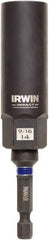 Irwin - 3/8" Drive Reverse Spiral Flute Hex Bolt Remover - 1/4" Hex, 2-1/2" OAL - Best Tool & Supply