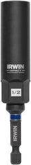 Irwin - 3/8" Drive Reverse Spiral Flute Hex Bolt Remover - 1/4" Hex, 2-1/2" OAL - Best Tool & Supply