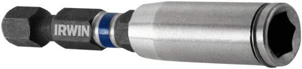 Irwin - 1/4" Drive, Magnetic Holder with C-Ring Screwdriver Bit - 3" OAL - Best Tool & Supply