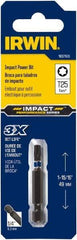 Irwin - T25 Torx Bit - 1/4" Hex Drive, 2" OAL - Best Tool & Supply