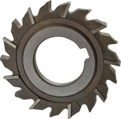 Keo - 3" Diam x 1/4" Width of Cut, 18 Teeth, High Speed Steel Side Milling Cutter - Staggered Teeth, Uncoated - Best Tool & Supply