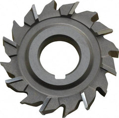 Keo - 3" Diam x 1/2" Width of Cut, 16 Teeth, High Speed Steel Side Milling Cutter - Staggered Teeth, Uncoated - Best Tool & Supply