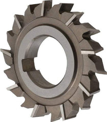 Keo - 3" Diam x 1/2" Width of Cut, 18 Teeth, High Speed Steel Side Milling Cutter - Staggered Teeth, Uncoated - Best Tool & Supply