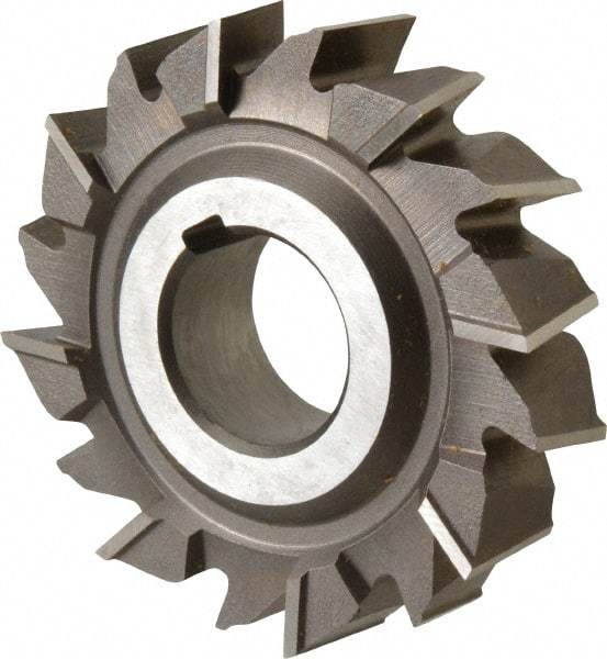 Keo - 3" Diam x 3/4" Width of Cut, 16 Teeth, High Speed Steel Side Milling Cutter - Staggered Teeth, Uncoated - Best Tool & Supply