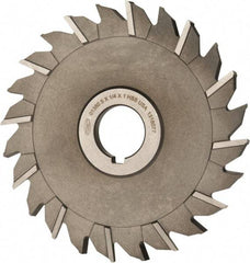 Keo - 5" Diam x 1/4" Width of Cut, 24 Teeth, High Speed Steel Side Milling Cutter - Staggered Teeth, Uncoated - Best Tool & Supply