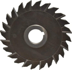 Keo - 6" Diam x 1/4" Width of Cut, 24 Teeth, High Speed Steel Side Milling Cutter - Staggered Teeth, Uncoated - Best Tool & Supply