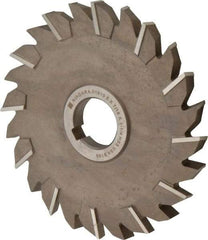 Keo - 6" Diam x 7/16" Width of Cut, 24 Teeth, High Speed Steel Side Milling Cutter - Staggered Teeth, Uncoated - Best Tool & Supply