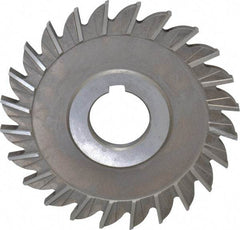 Keo - 4" Diam x 1/4" Width of Cut, 24 Teeth, High Speed Steel Side Milling Cutter - Straight Teeth, Uncoated - Best Tool & Supply