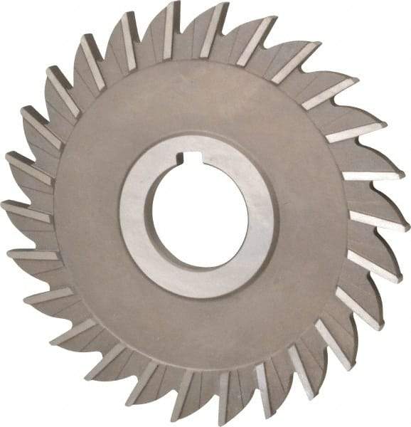 Keo - 5" Diam x 1/4" Width of Cut, 26 Teeth, High Speed Steel Side Milling Cutter - Straight Teeth, Uncoated - Best Tool & Supply