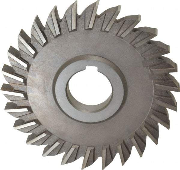 Keo - 5" Diam x 1/2" Width of Cut, 26 Teeth, High Speed Steel Side Milling Cutter - Straight Teeth, Uncoated - Best Tool & Supply