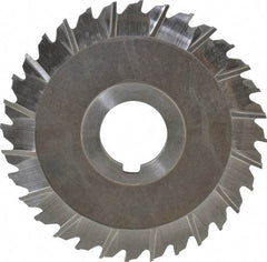 Keo - 4" Blade Diam x 1/8" Blade Thickness, 1" Hole, 32 Teeth, High Speed Steel Side Chip Saw - Staggered Tooth, Arbor Connection, Right Hand Cut, Uncoated - Best Tool & Supply