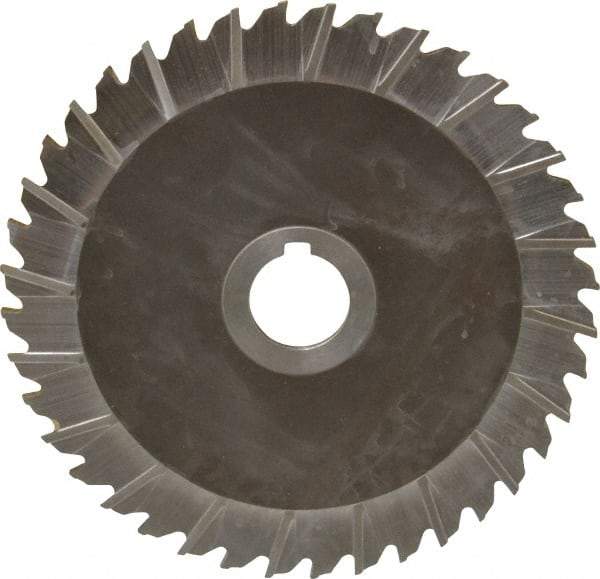 Keo - 6" Blade Diam x 1/8" Blade Thickness, 1" Hole, 40 Teeth, High Speed Steel Side Chip Saw - Staggered Tooth, Arbor Connection, Right Hand Cut, Uncoated - Best Tool & Supply