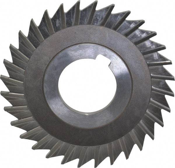 Keo - 3" Blade Diam x 1/8" Blade Thickness, 1" Hole, 32 Teeth, High Speed Steel Side Chip Saw - Straight Tooth, Arbor Connection, Right Hand Cut, Uncoated, with Keyway - Best Tool & Supply