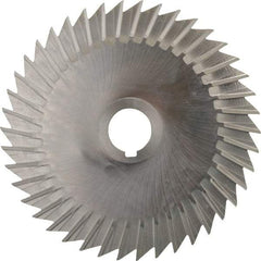 Keo - 6" Blade Diam x 1/16" Blade Thickness, 1" Hole, 42 Teeth, High Speed Steel Side Chip Saw - Straight Tooth, Arbor Connection, Right Hand Cut, Uncoated, with Keyway - Best Tool & Supply