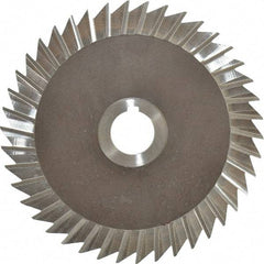 Keo - 6" Blade Diam x 1/8" Blade Thickness, 1" Hole, 42 Teeth, High Speed Steel Side Chip Saw - Straight Tooth, Arbor Connection, Right Hand Cut, Uncoated, with Keyway - Best Tool & Supply