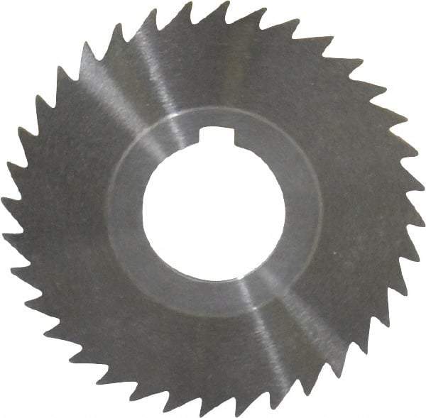 Keo - 3" Diam x 3/64" Blade Thickness x 1" Arbor Hole Diam, 36 Tooth Slitting and Slotting Saw - Arbor Connection, Right Hand, Uncoated, High Speed Steel, 10° Rake, Concave Ground - Best Tool & Supply