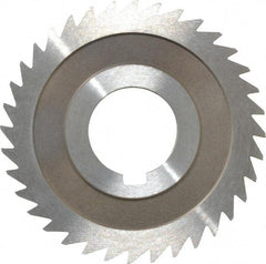 Keo - 3" Diam x 3/32" Blade Thickness x 1" Arbor Hole Diam, 36 Tooth Slitting and Slotting Saw - Arbor Connection, Right Hand, Uncoated, High Speed Steel, 10° Rake, Concave Ground - Best Tool & Supply