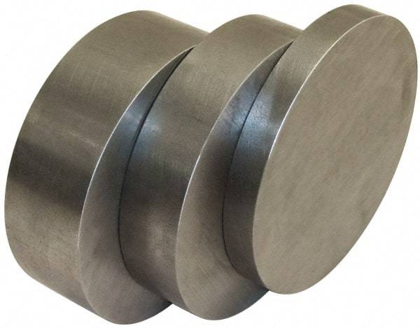 Made in USA - 4" Diam x 1" Long, 8620 Steel Round Rod - Cold Finish, Annealed, Steel - Best Tool & Supply