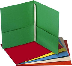 UNIVERSAL - 8-1/2" Long x 11" Wide Report Cover with Tang/Prong Binding - Assorted Colors - Best Tool & Supply