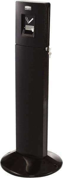 Rubbermaid - 1.6 Gal Metal Cigarette & Cigar Receptacle - 42.8" High - Best Tool & Supply