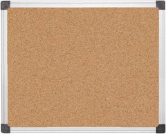 MasterVision - 24" Wide x 36" High Open Cork Bulletin Board - Natural (Color) - Best Tool & Supply