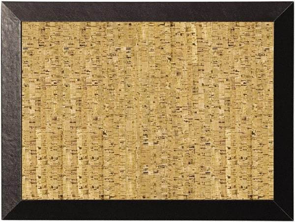 MasterVision - 24" Wide x 18" High Open Cork Bulletin Board - Natural (Color) - Best Tool & Supply