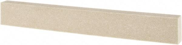 Tru-Maxx - 120 Grit Aluminum Oxide Rectangular Polishing Stone - Fine Grade, 1" Wide x 8" Long x 1/2" Thick - Best Tool & Supply