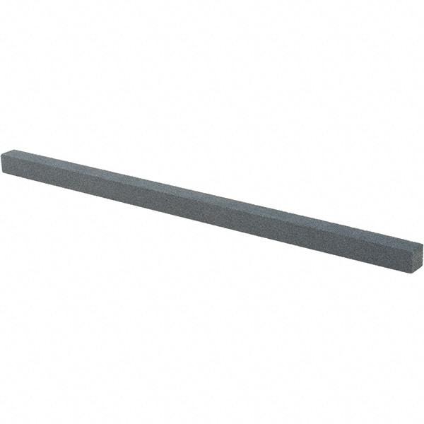 Tru-Maxx - 220 Grit Silicon Carbide Square Polishing Stone - Very Fine Grade, 1/4" Wide x 6" Long x 1/4" Thick - Best Tool & Supply