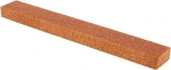 Tru-Maxx - 80 Grit Aluminum Oxide Rectangular Roughing Stone - Medium Grade, 1" Wide x 8" Long x 1/2" Thick - Best Tool & Supply