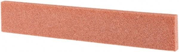 Tru-Maxx - 100 Grit Aluminum Oxide Rectangular Roughing Stone - Fine Grade, 1" Wide x 6" Long x 1/4" Thick - Best Tool & Supply