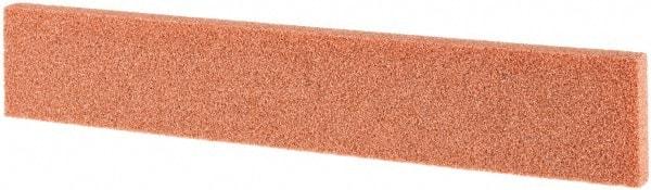 Tru-Maxx - 80 Grit Aluminum Oxide Rectangular Roughing Stone - Medium Grade, 1" Wide x 6" Long x 1/4" Thick - Best Tool & Supply