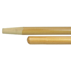 72″ Hardwood Handle, Tapered Wood Tip, 1-1/8″ Diameter - Exact Industrial Supply