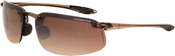 CrossFire - +1.5, Clear Lenses, Scratch Resistant, Frameless Magnifying Safety Glasses - UV Protection - Best Tool & Supply