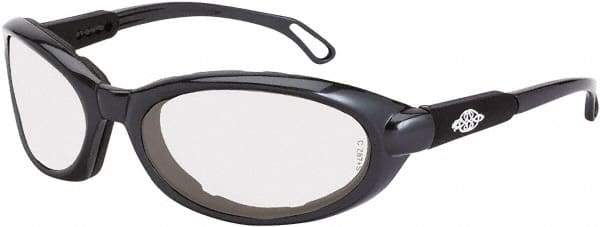 CrossFire - Indoor/Outdoor Lenses, Framed Safety Glasses - Anti-Fog, Gray Frame, Size Universal, Wrap Around - Best Tool & Supply