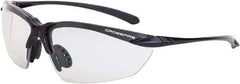 CrossFire - Indoor/Outdoor Lenses, Framed Safety Glasses - Scratch Resistant, Gray Frame, Size Universal, Wrap Around - Best Tool & Supply