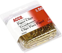 ACCO - 1-3/4" Wide Paper Fastener - Gold - Best Tool & Supply